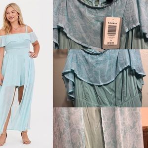 DISNEY JASMINE PRINCESS OVERSKIRT ROMPER